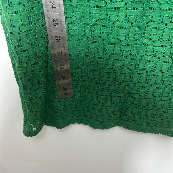 Banana Republic Ladies Dress Bodycon Green Size US 2 Cotton Blend Short UK Size - Picture 2 of 6